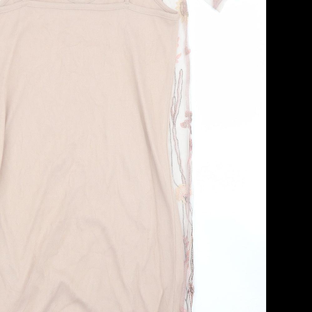 River Island Womens Pink Floral  Shift  Size 10