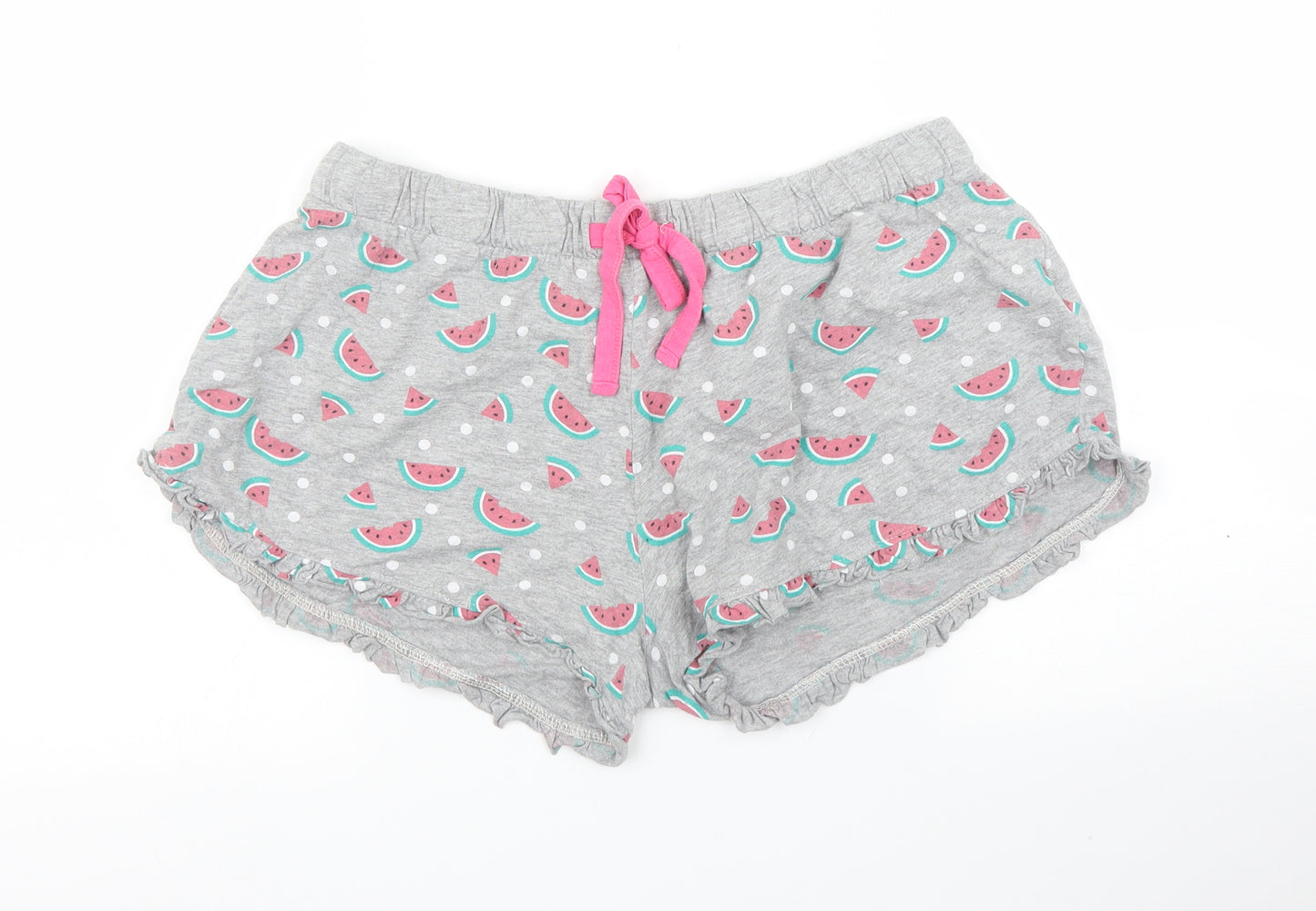 Tokyo Laundry Womens Grey Solid  Capri Sleep Shorts Size L