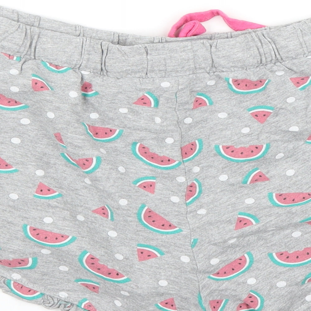 Tokyo Laundry Womens Grey Solid  Capri Sleep Shorts Size L