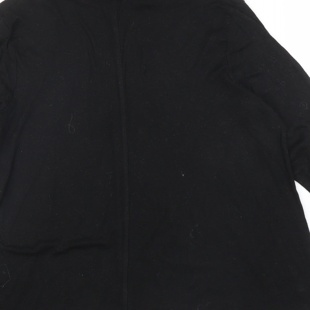 M&S Womens Black   Basic T-Shirt Size 10
