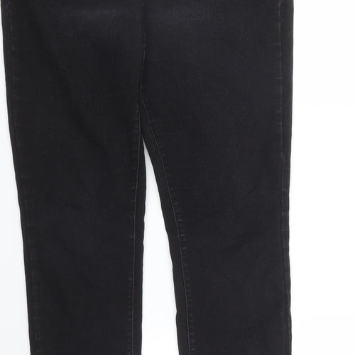 Primark Womens Black  Denim Skinny Jeans Size 14 L32 in