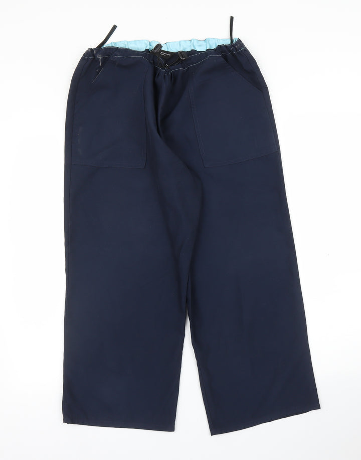 Dorothy Perkins Womens Blue   Capri Trousers Size 14 L22 in