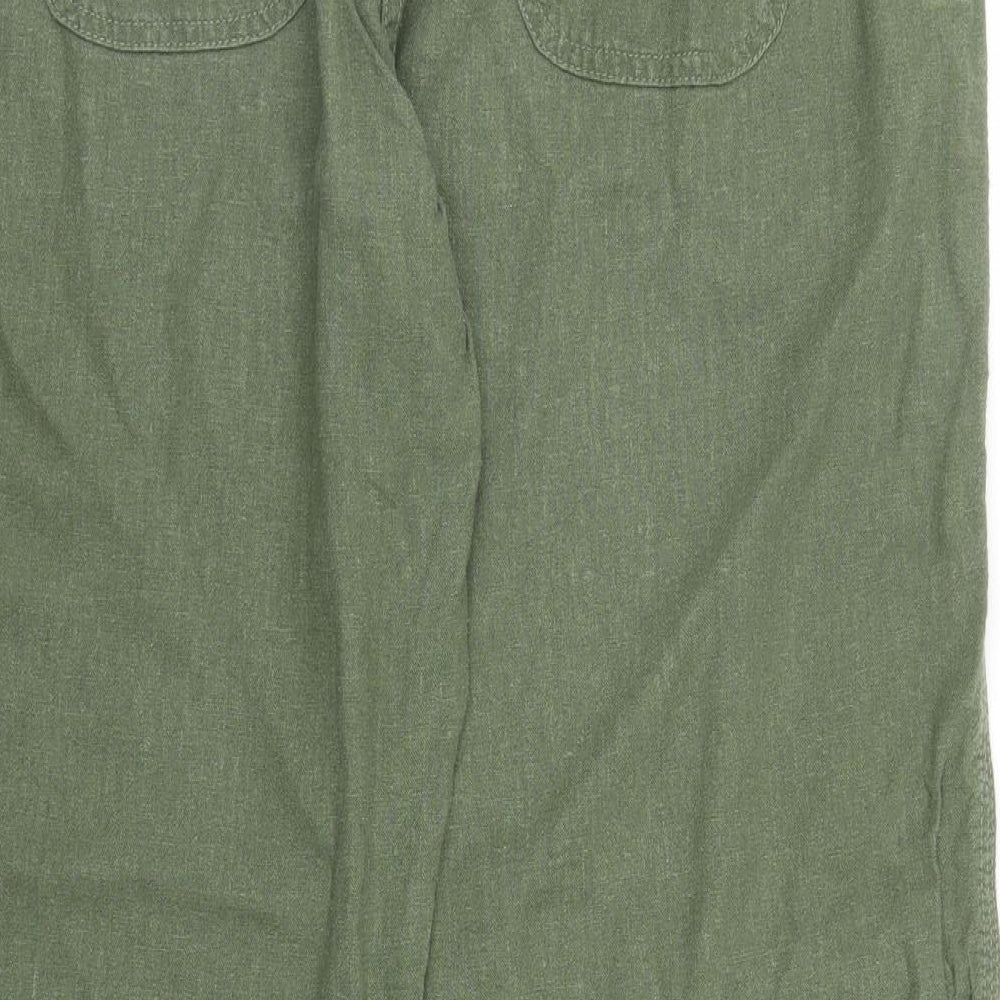 TU Womens Green   Capri Trousers Size 14 L27 in