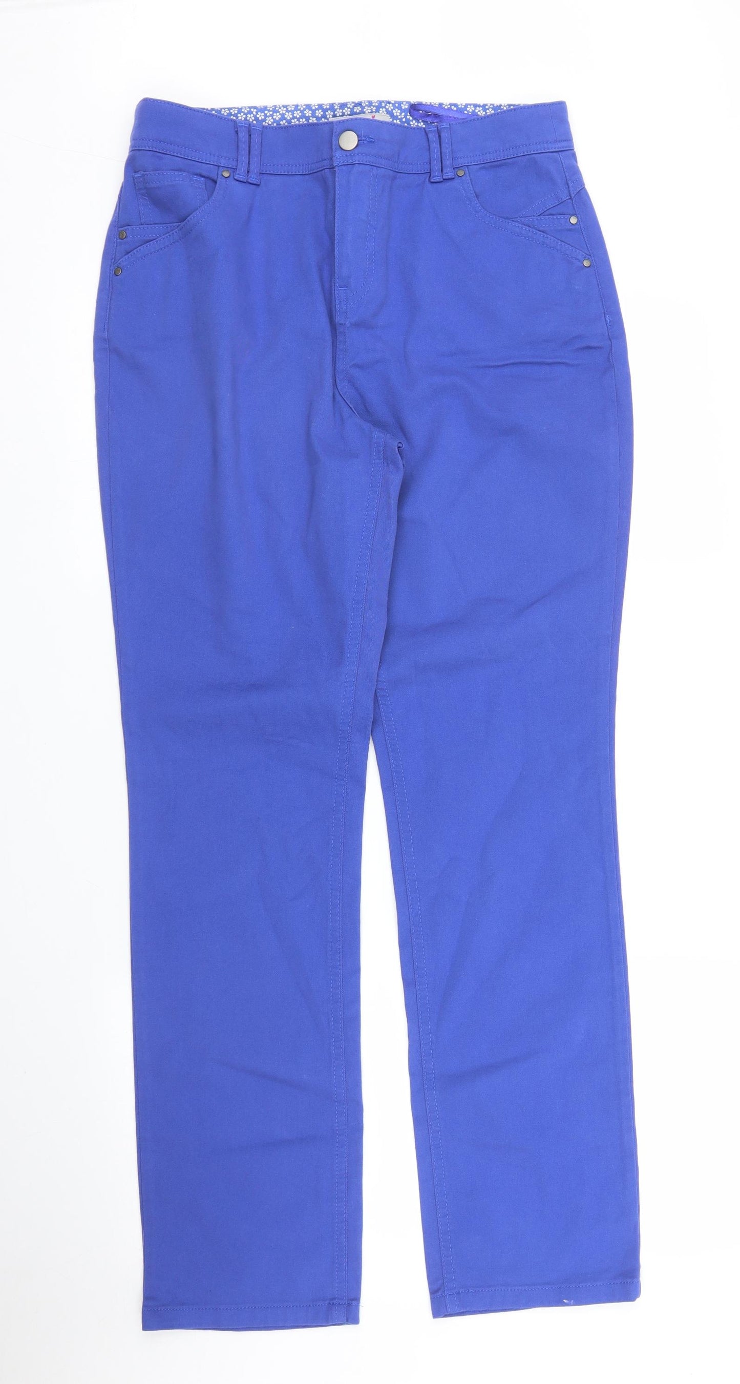 Per Una Womens Blue   Straight Jeans Size 12 L29 in