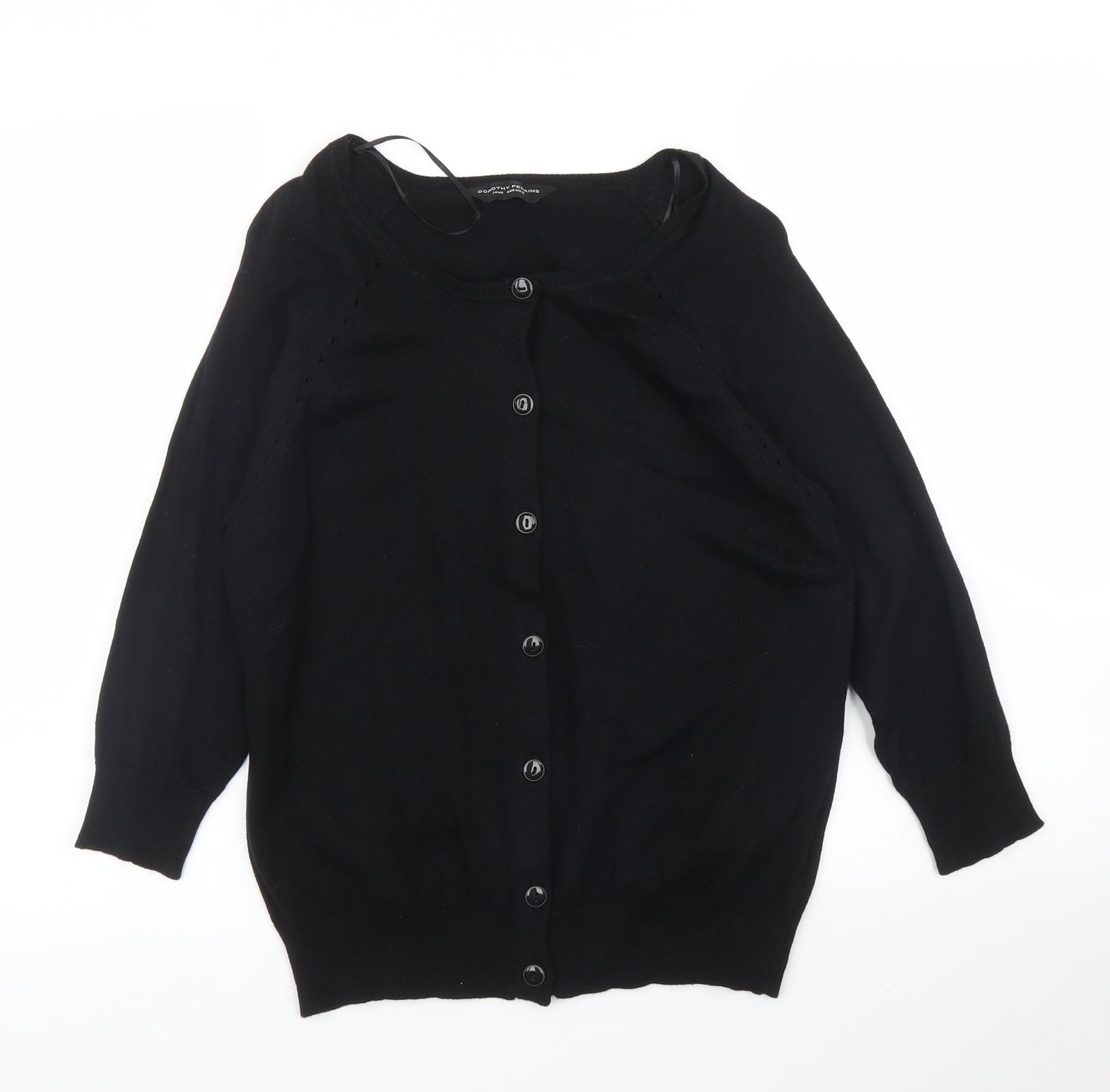 Dorothy Perkins Womens Black   Cardigan Jumper Size 14