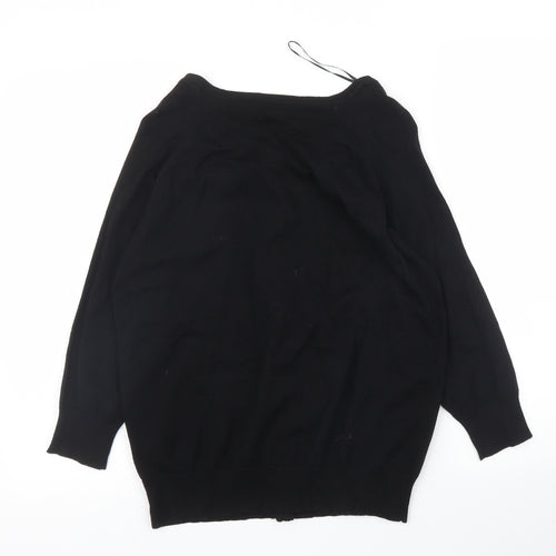 Dorothy Perkins Womens Black   Cardigan Jumper Size 14