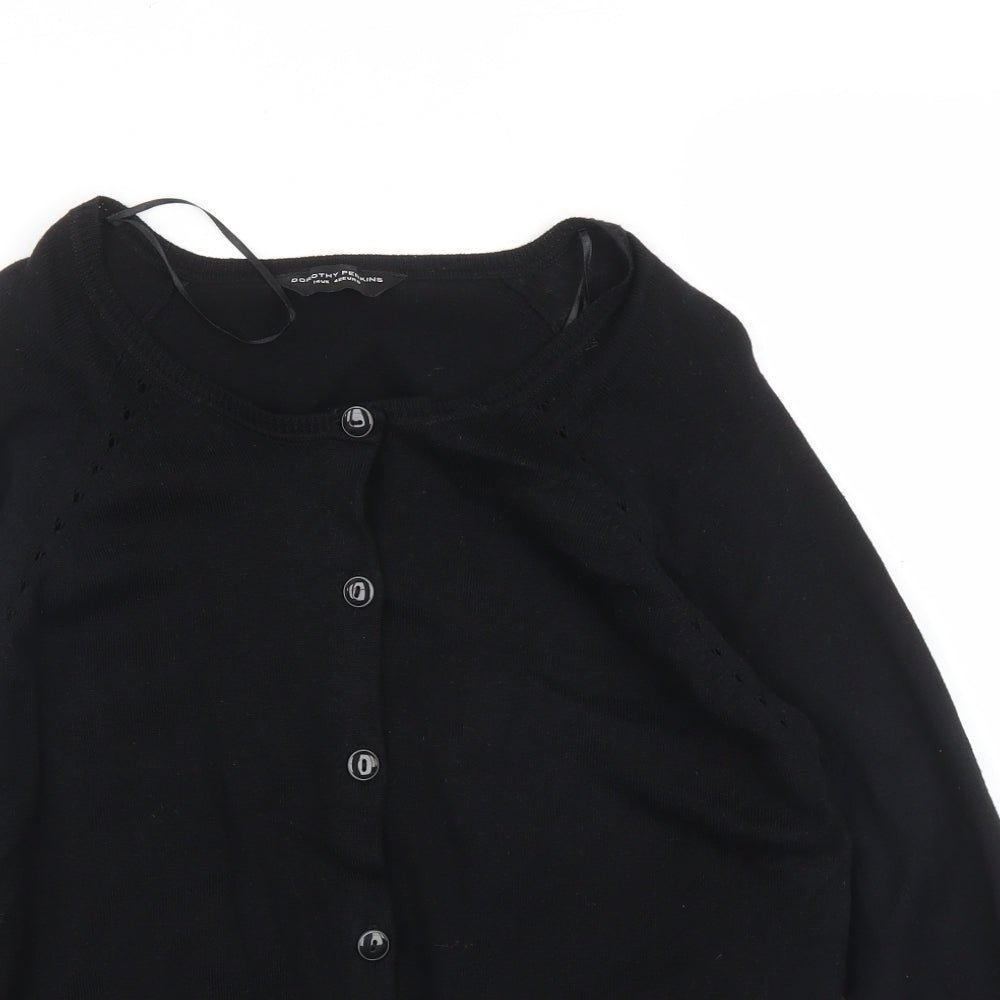 Dorothy Perkins Womens Black   Cardigan Jumper Size 14