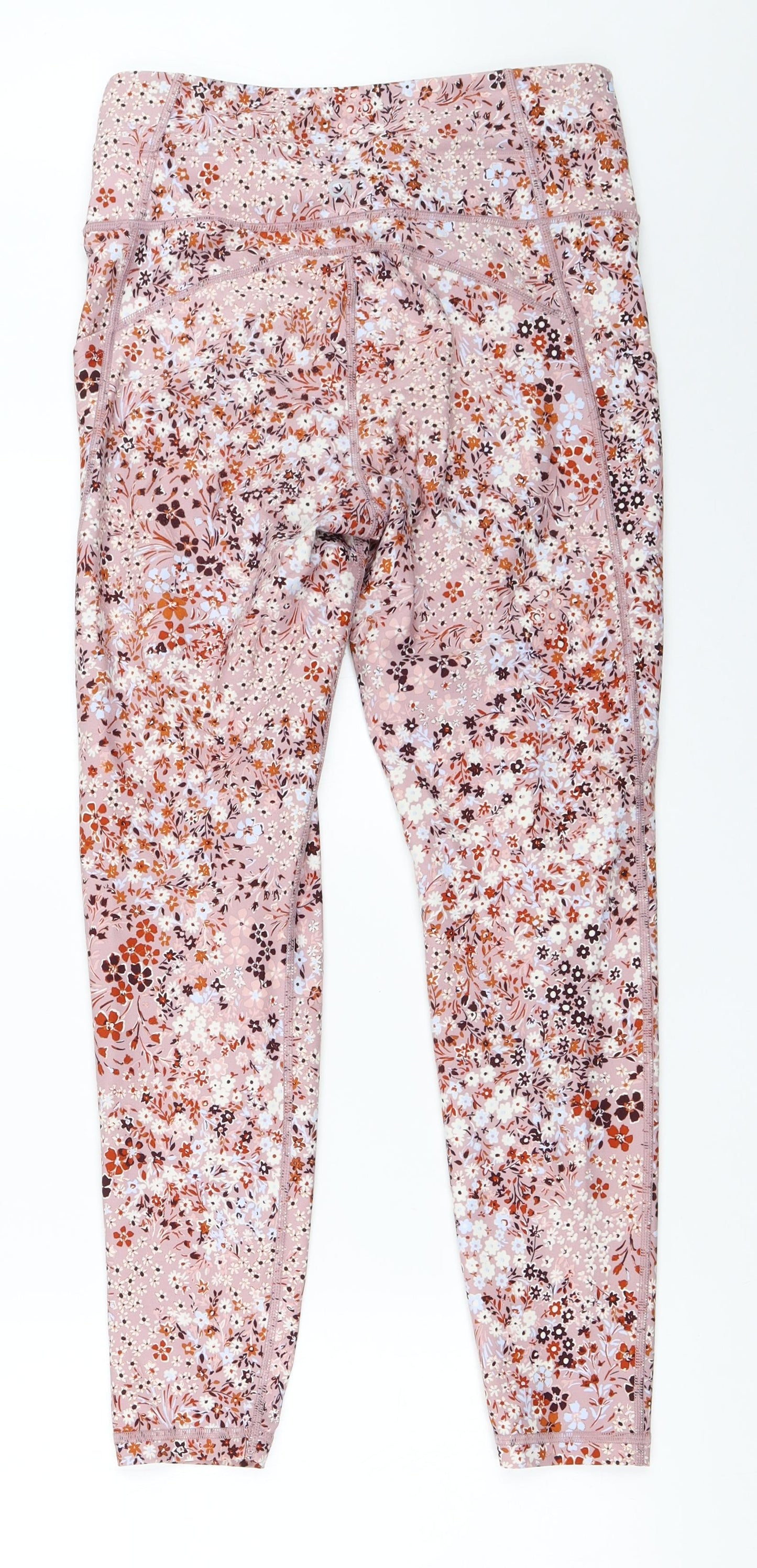 Gap Womens Pink Floral  Capri Leggings Size S L26 in