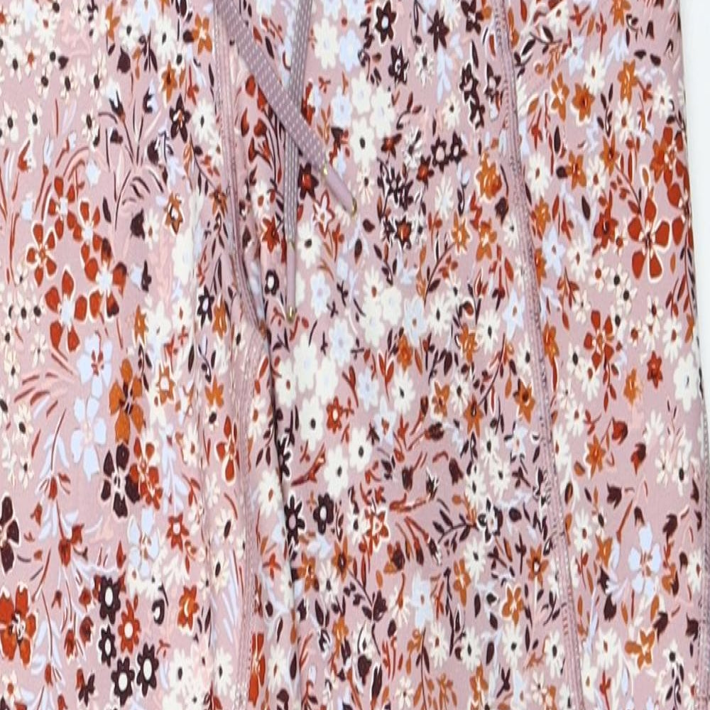 Gap Womens Pink Floral  Capri Leggings Size S L26 in