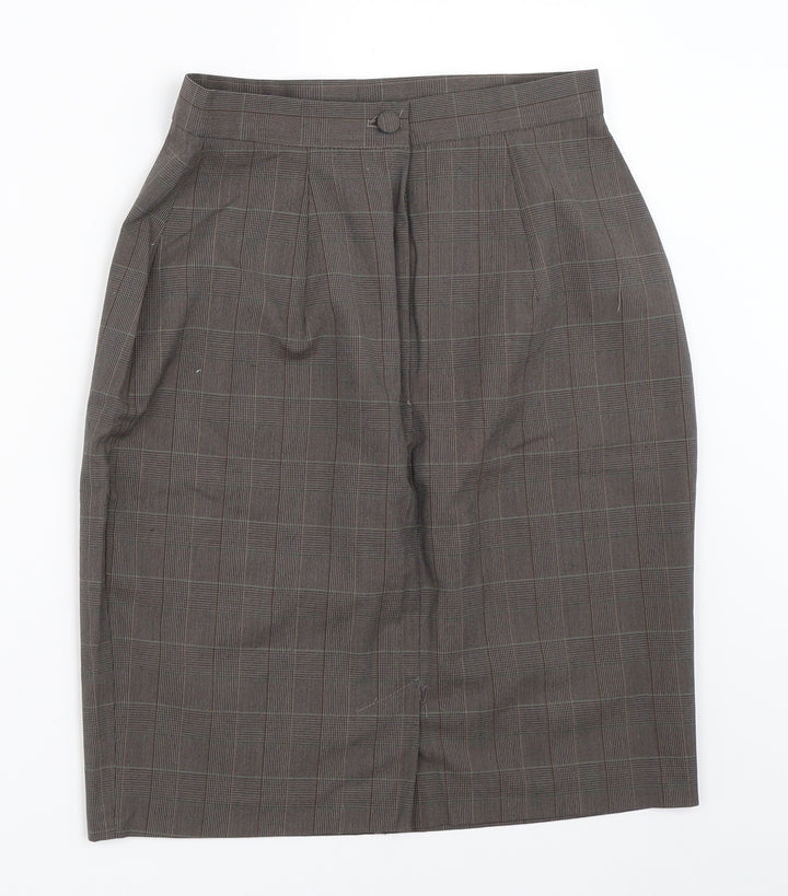Preworn Womens Grey Straight & Pencil Skirt Size 25 in