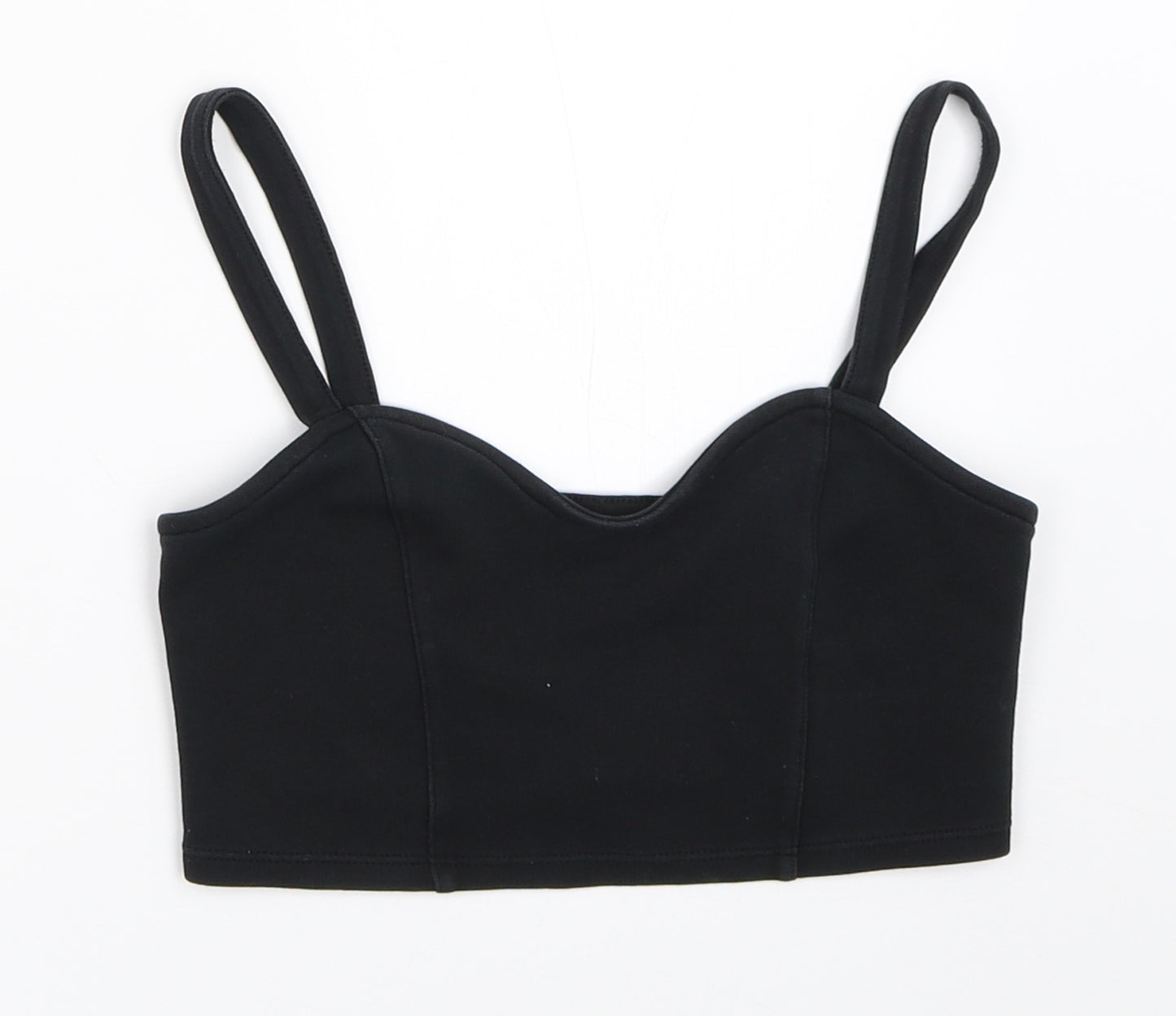 H&M Womens Black   Cropped Tank Size XS