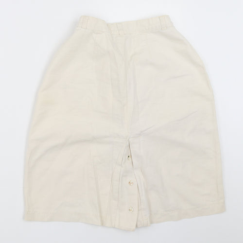 Mosquitos Womens Ivory   Straight & Pencil Skirt Size 10