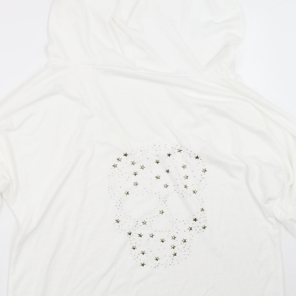 Preworn Womens White   Basic T-Shirt Size M