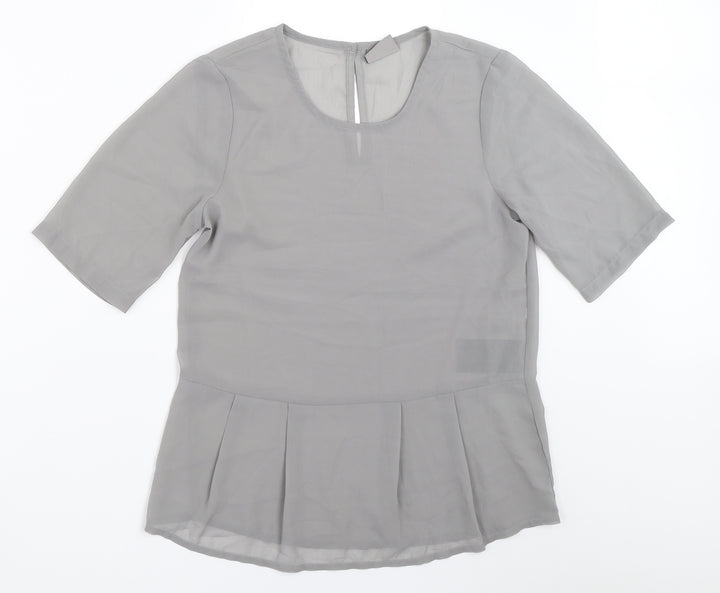 Vera Moda Womens Grey   Basic Blouse Size XS