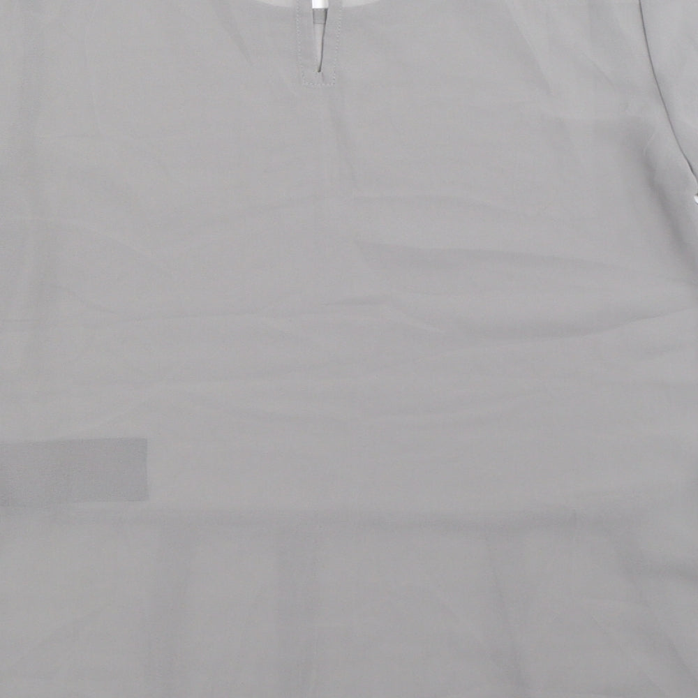 Vera Moda Womens Grey   Basic Blouse Size XS