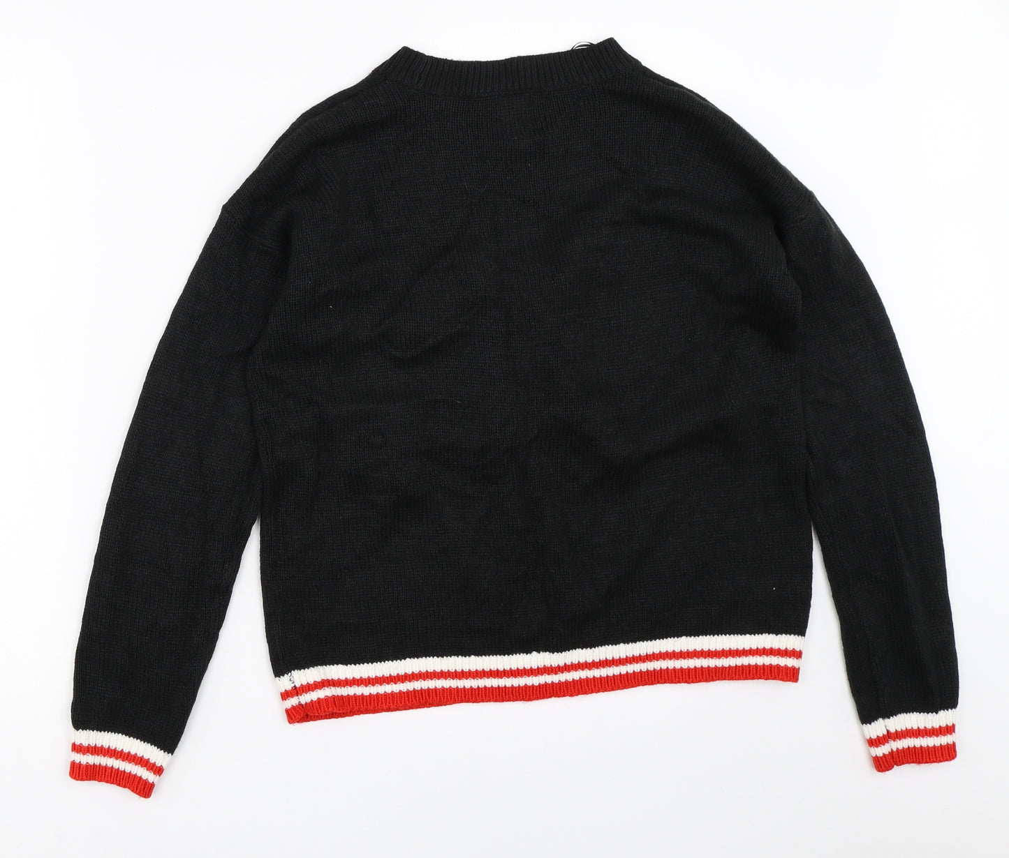 George Womens Black   Pullover Jumper Size S  - christmas