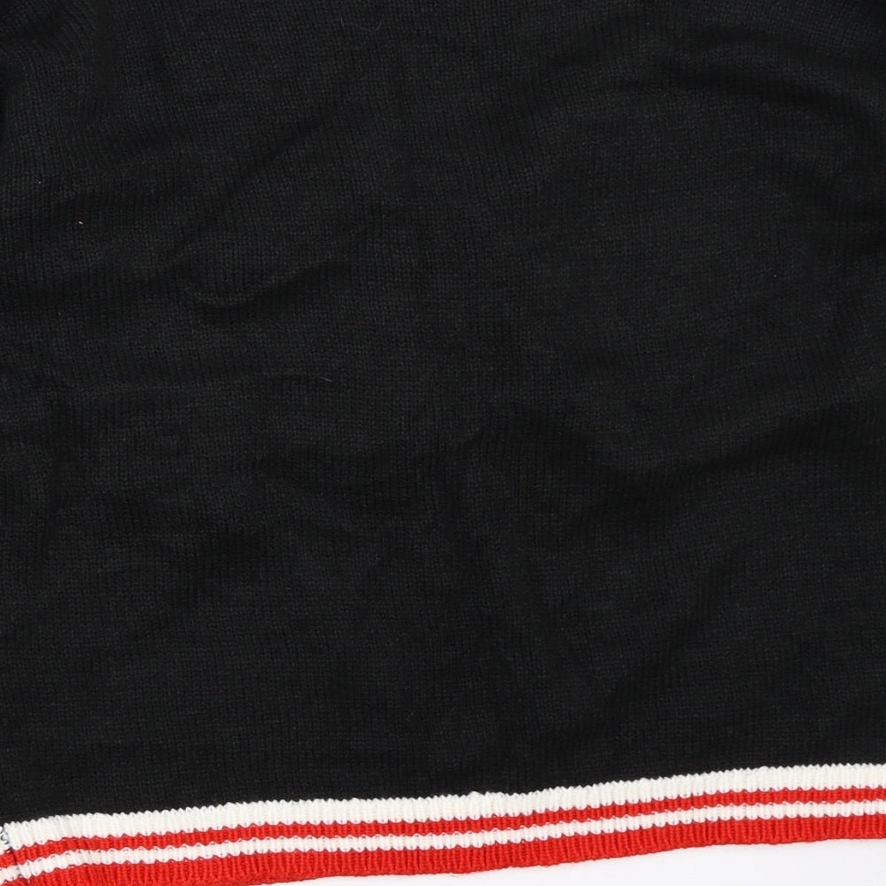 George Womens Black   Pullover Jumper Size S  - christmas