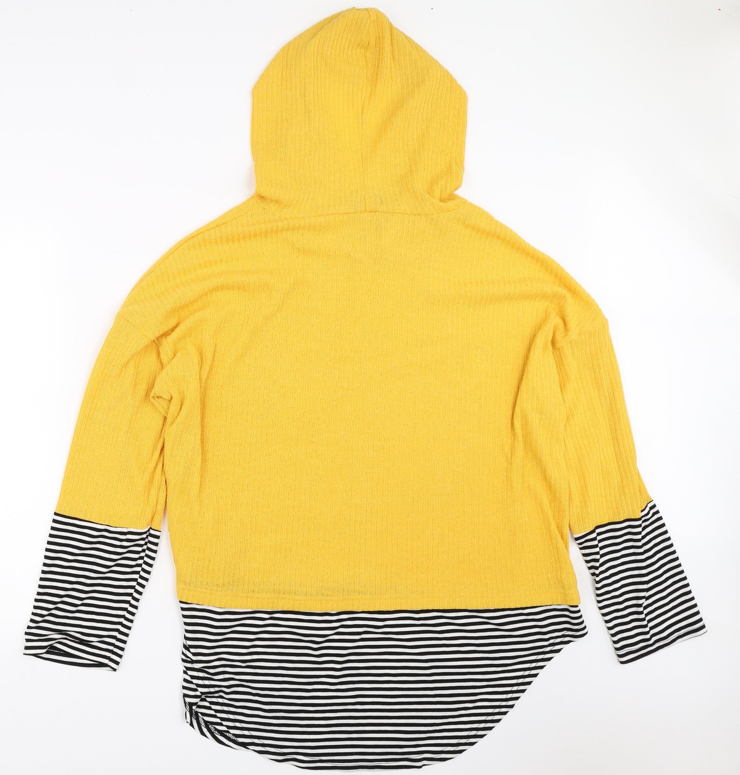 SheIn Womens Yellow   Pullover Hoodie Size 4XL