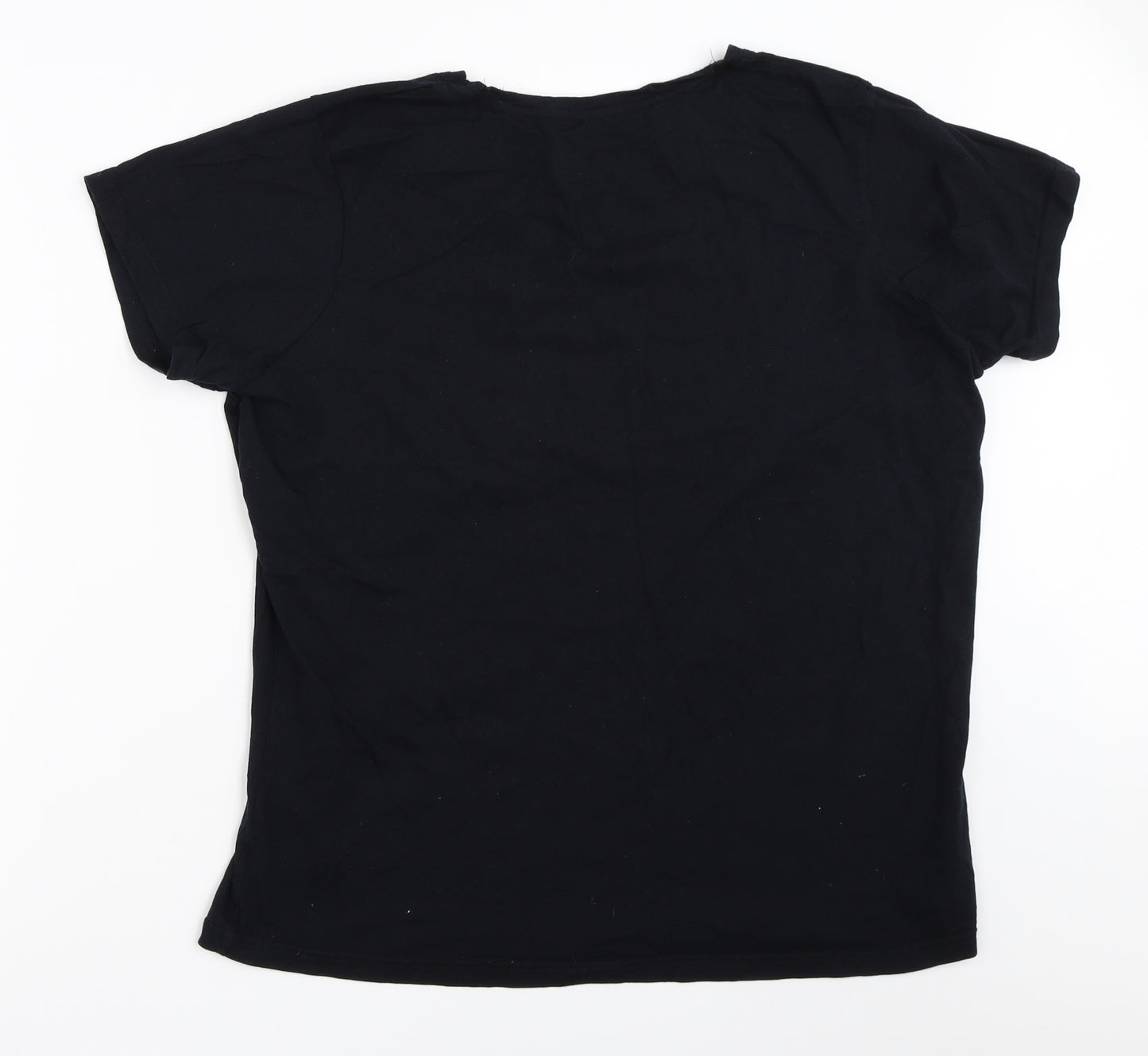 George Womens Black   Basic T-Shirt Size 20  - friends