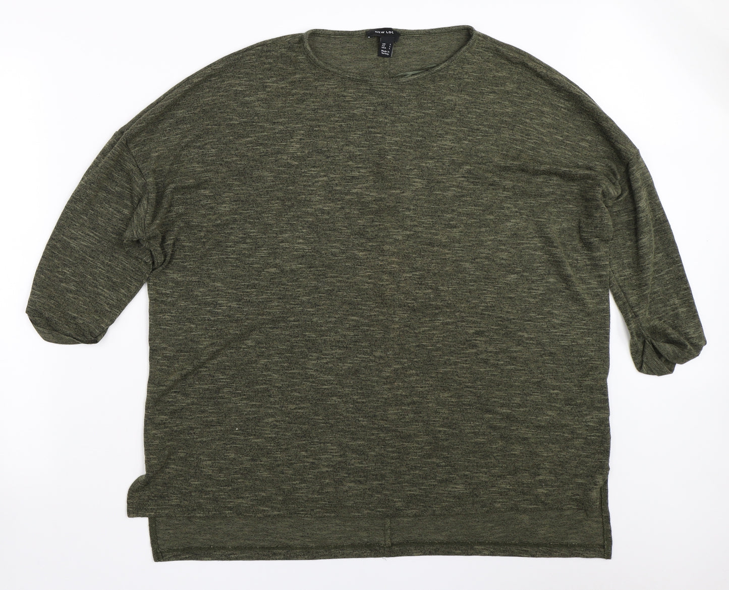 New Look Womens Green   Pullover Jumper Size L