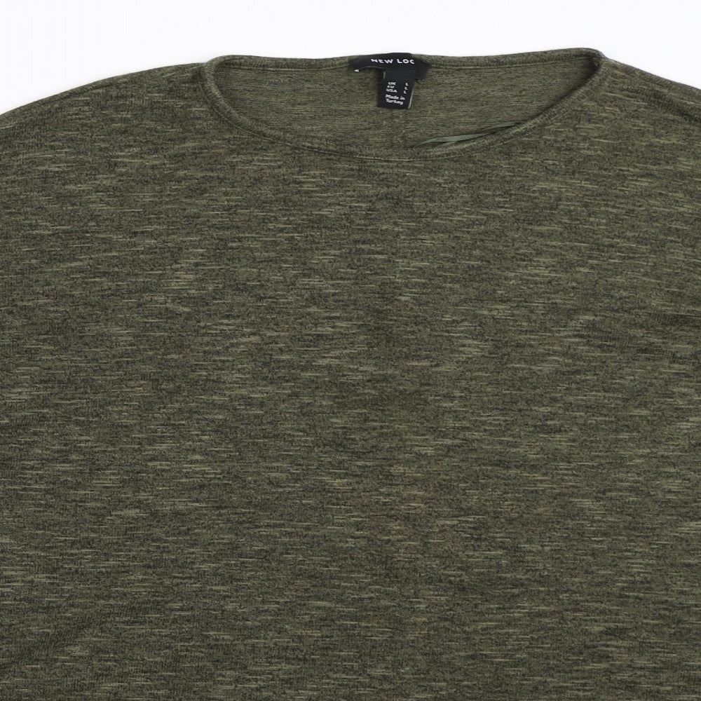 New Look Womens Green   Pullover Jumper Size L