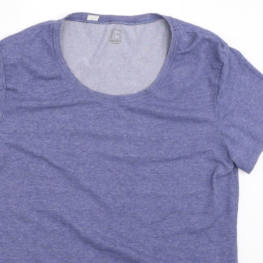 DECATHLON Womens Blue   Basic T-Shirt Size M