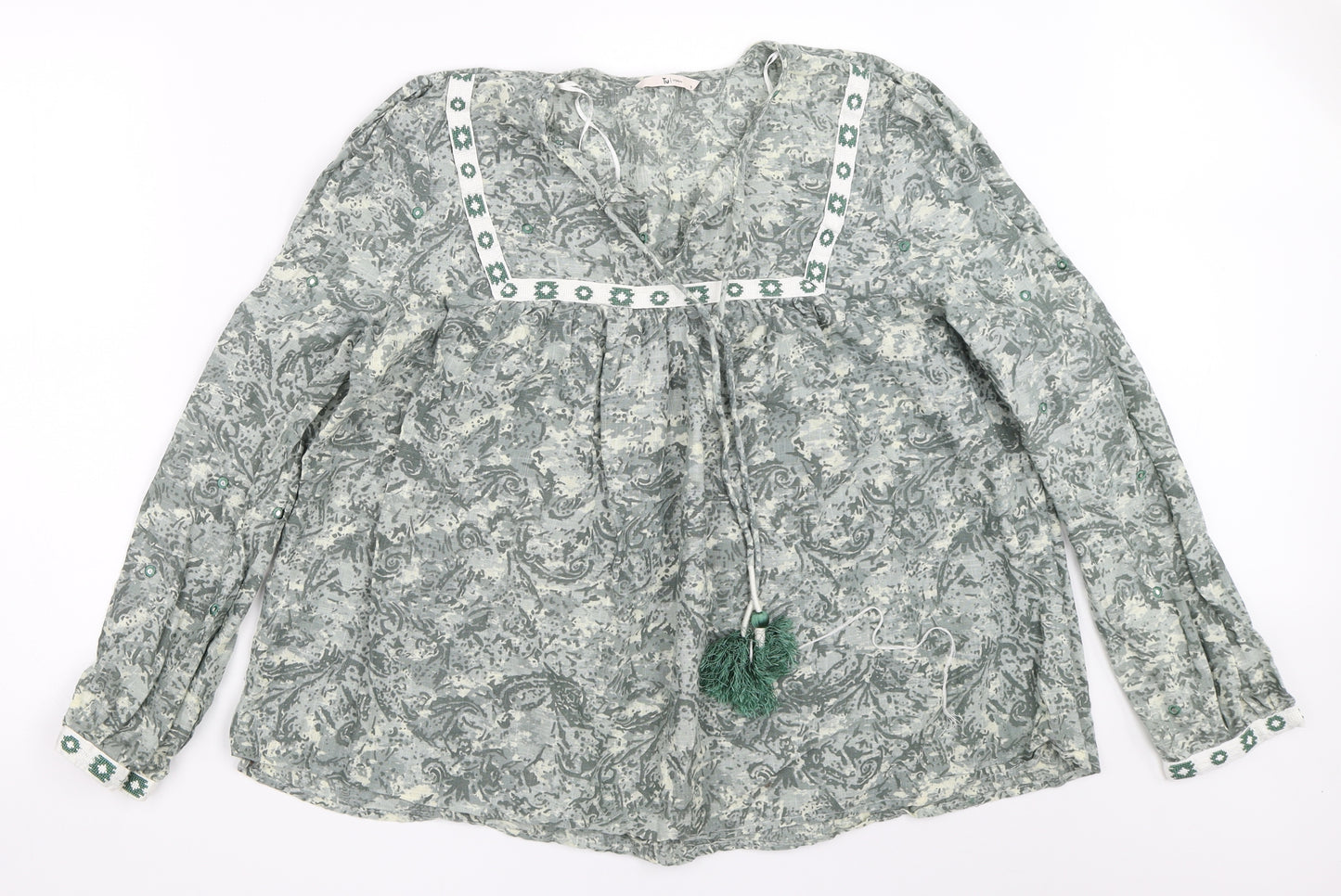 TU Womens Green   Basic Blouse Size 18
