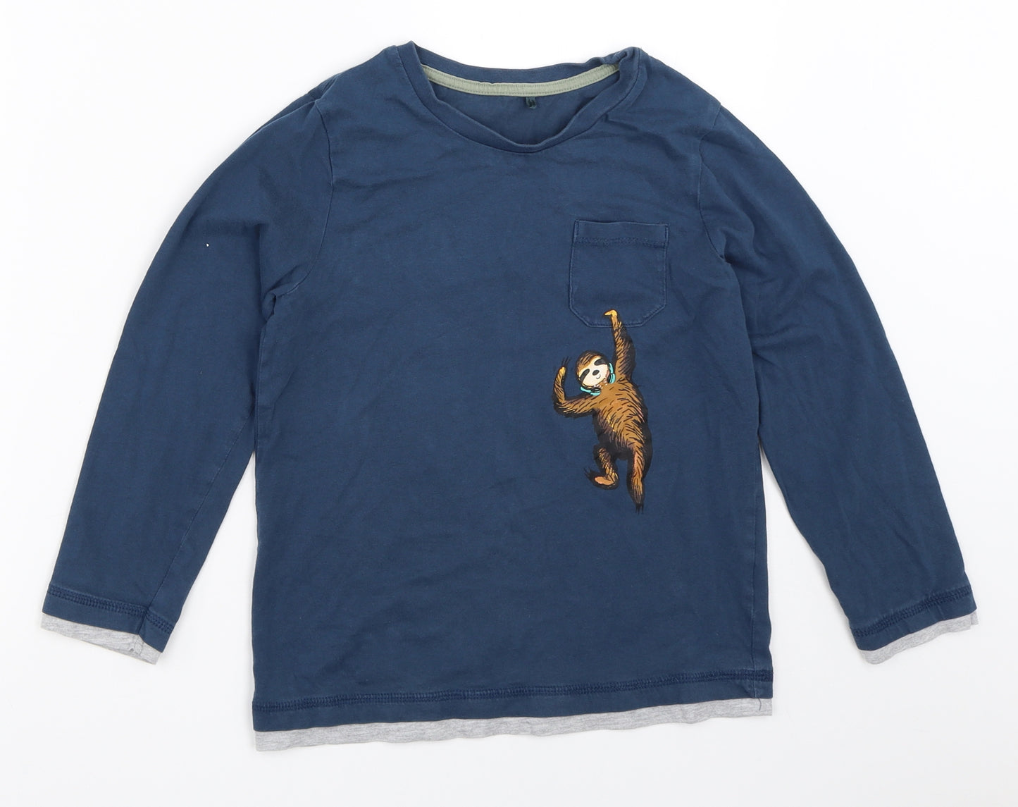 George Boys Blue   Basic T-Shirt Size 8-9 Years