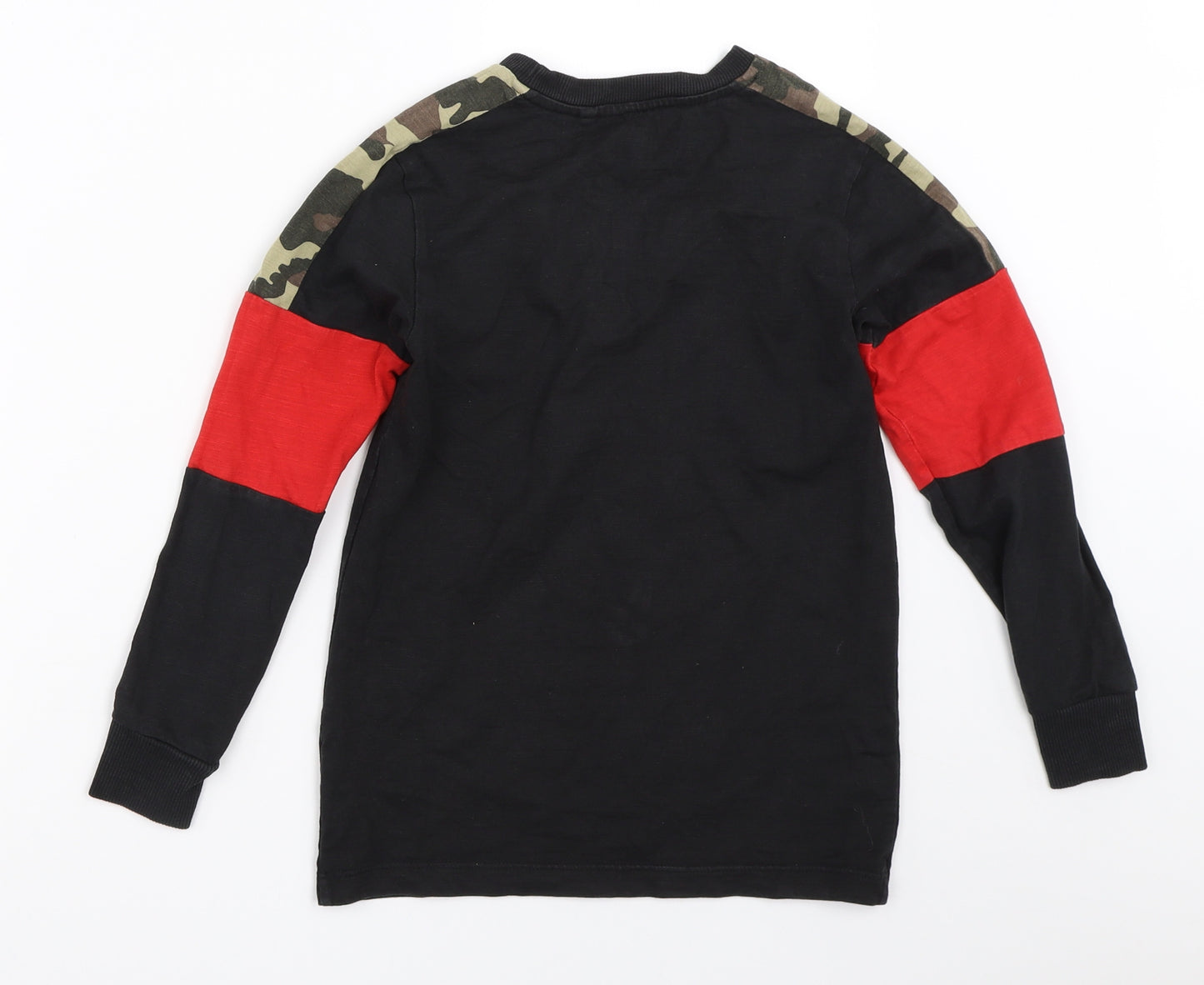 NEXT Boys Black   Basic T-Shirt Size 7 Years