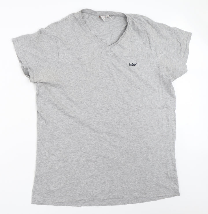 Lee Cooper Mens Grey    T-Shirt Size L