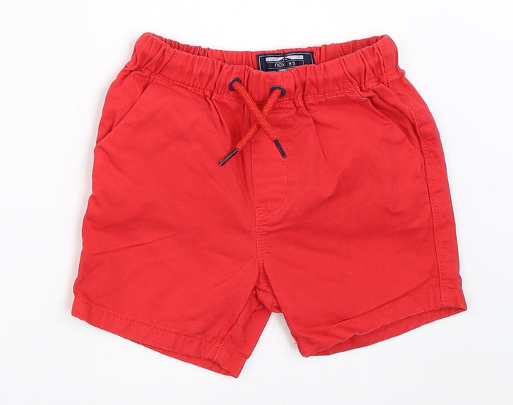 NEXT Boys Red Cropped Trousers Size 18-24 Months