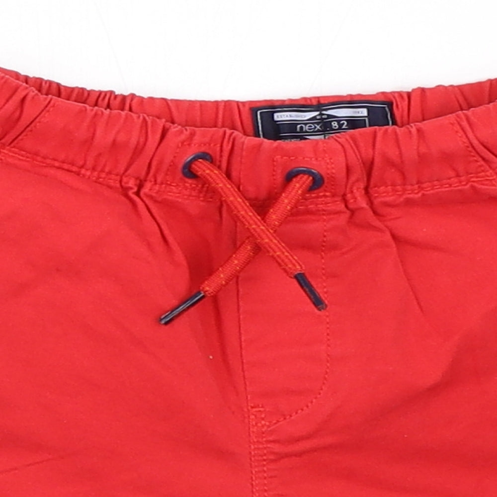 NEXT Boys Red   Cropped Trousers Size 18-24 Months