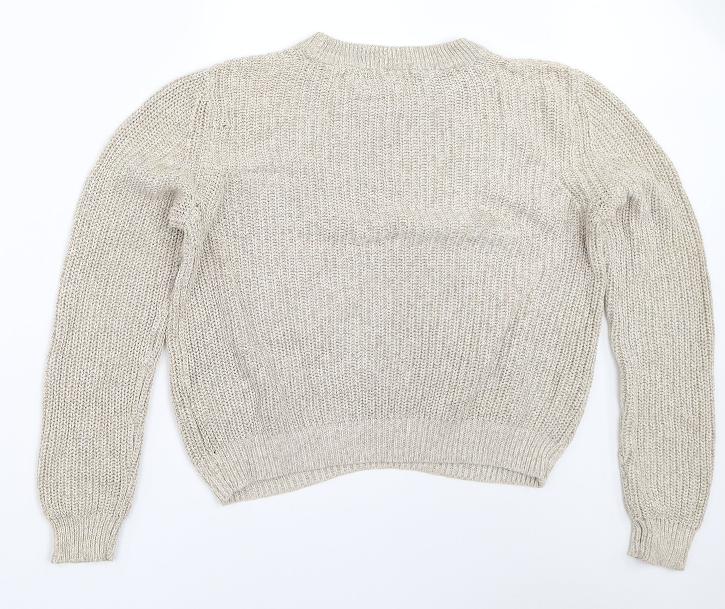 H&M Womens Beige   Pullover Jumper Size M