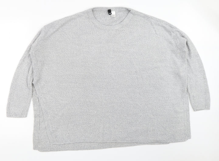 H&M Womens Grey   Pullover Jumper Size M