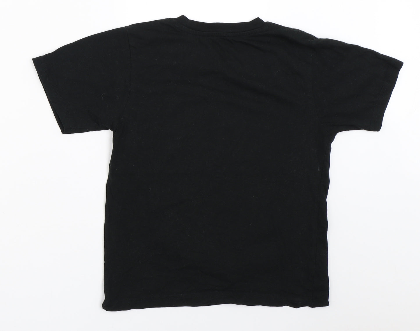 Illuminated Apparel Boys Black   Basic T-Shirt Size 7-8 Years