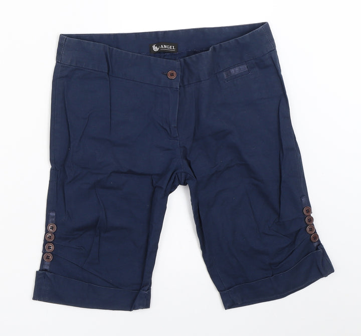 Angel Womens Blue Chino Shorts Size S
