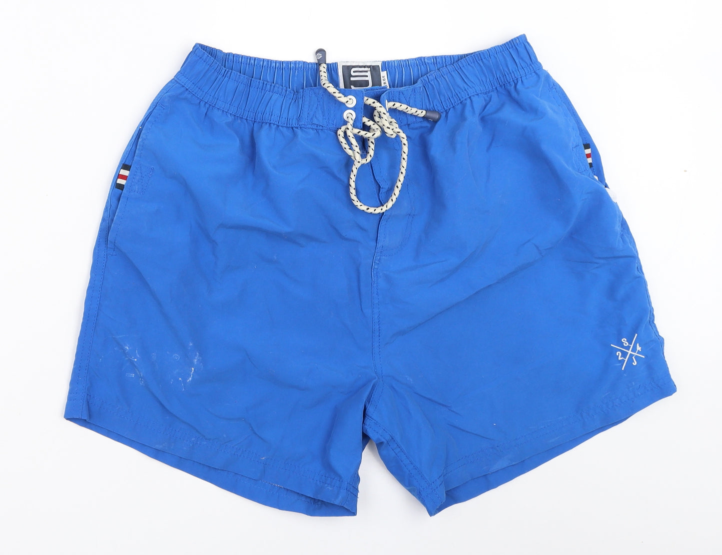 Urban Apparel Mens Blue   Bermuda Shorts Size L - Swim shorts