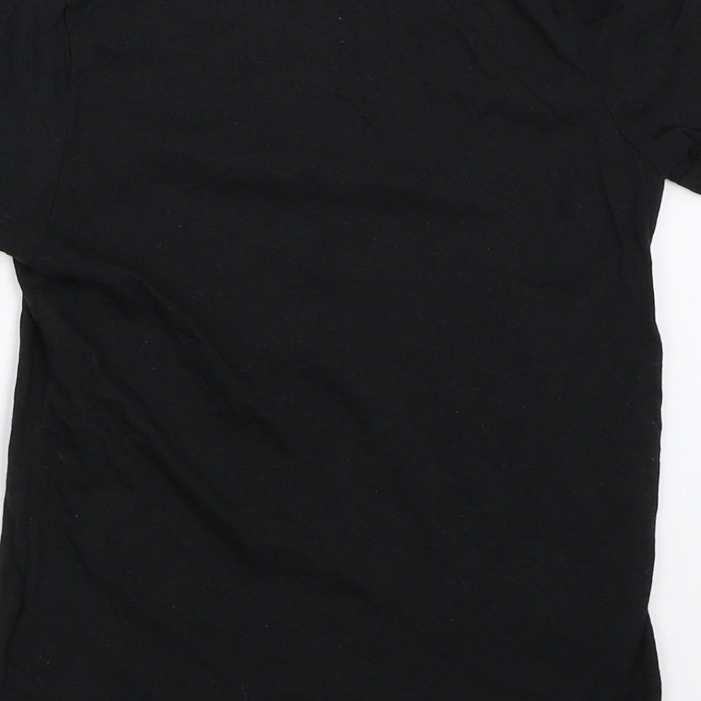 Pepperts! Boys Black   Basic T-Shirt Size 7-8 Years