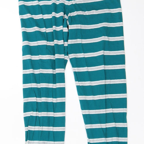 Marks and Spencer Boys Blue Striped   Pyjama Pants Size 8-9 Years  - harry potter hogwarts
