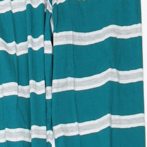 Marks and Spencer Boys Blue Striped   Pyjama Pants Size 8-9 Years  - harry potter hogwarts
