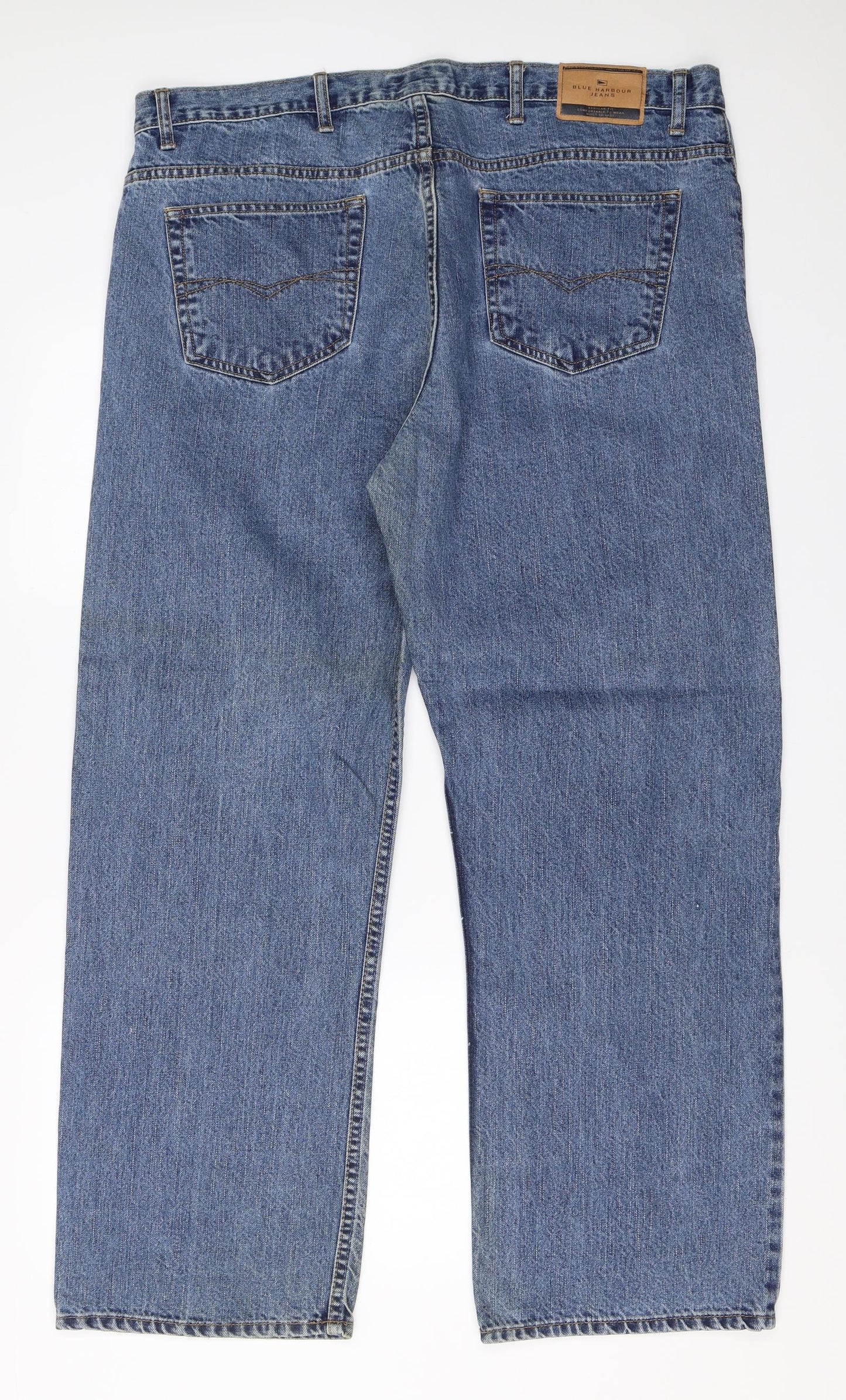 Blue Harbour Mens Blue  Denim Straight Jeans Size 40 in L29 in