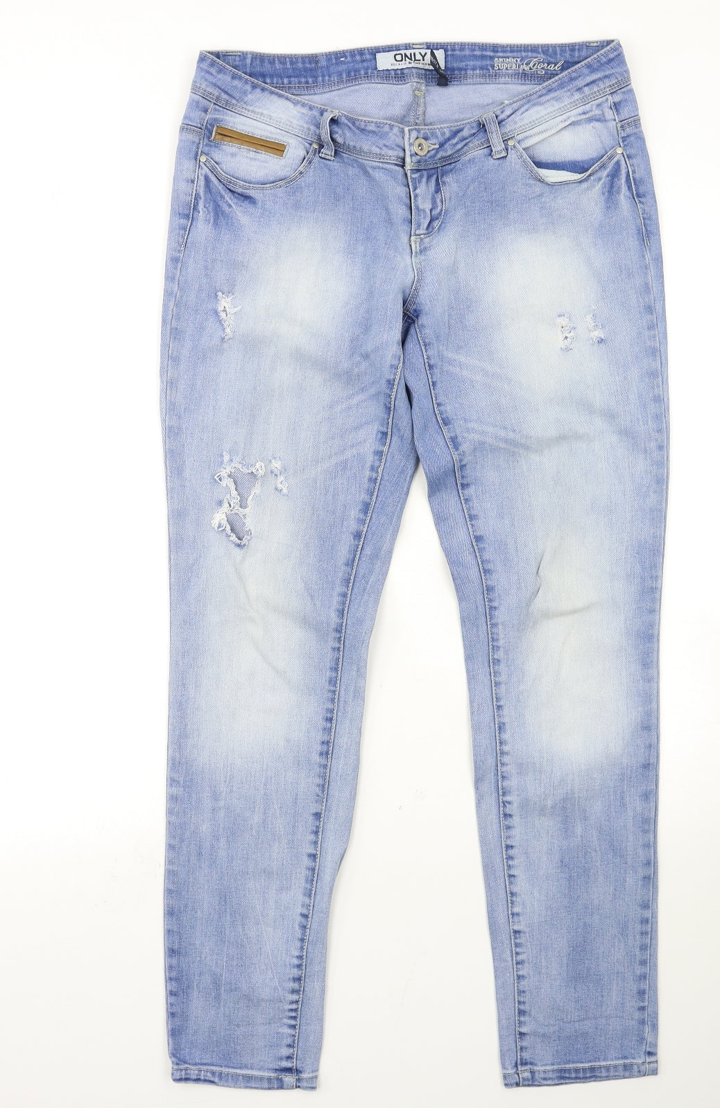 Only Womens Blue   Skinny Jeans Size 34 L31 in