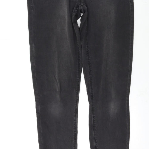 Dorothy Perkins Womens Grey   Skinny Jeans Size 12 L32 in