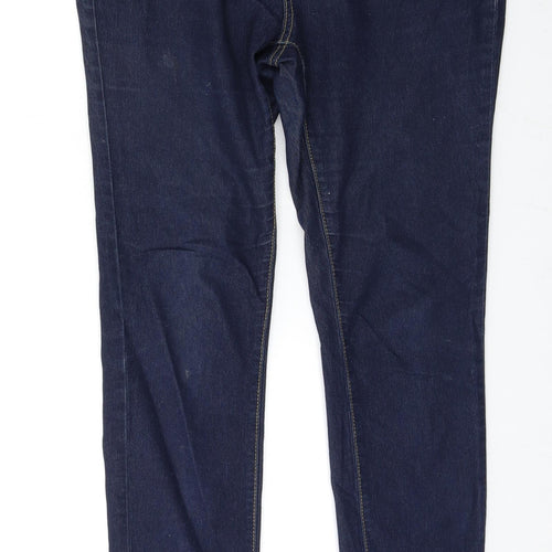 Denim & Co. Womens Blue   Skinny Jeans Size 12 L30 in
