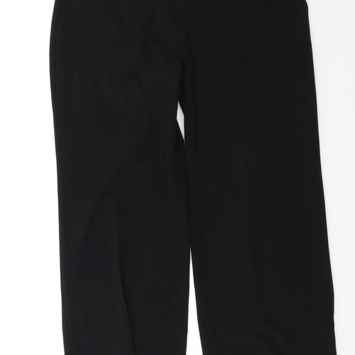 evie Womens Black   Trousers  Size 12 L27 in