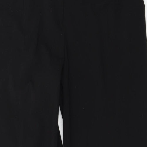 evie Womens Black   Trousers  Size 12 L27 in