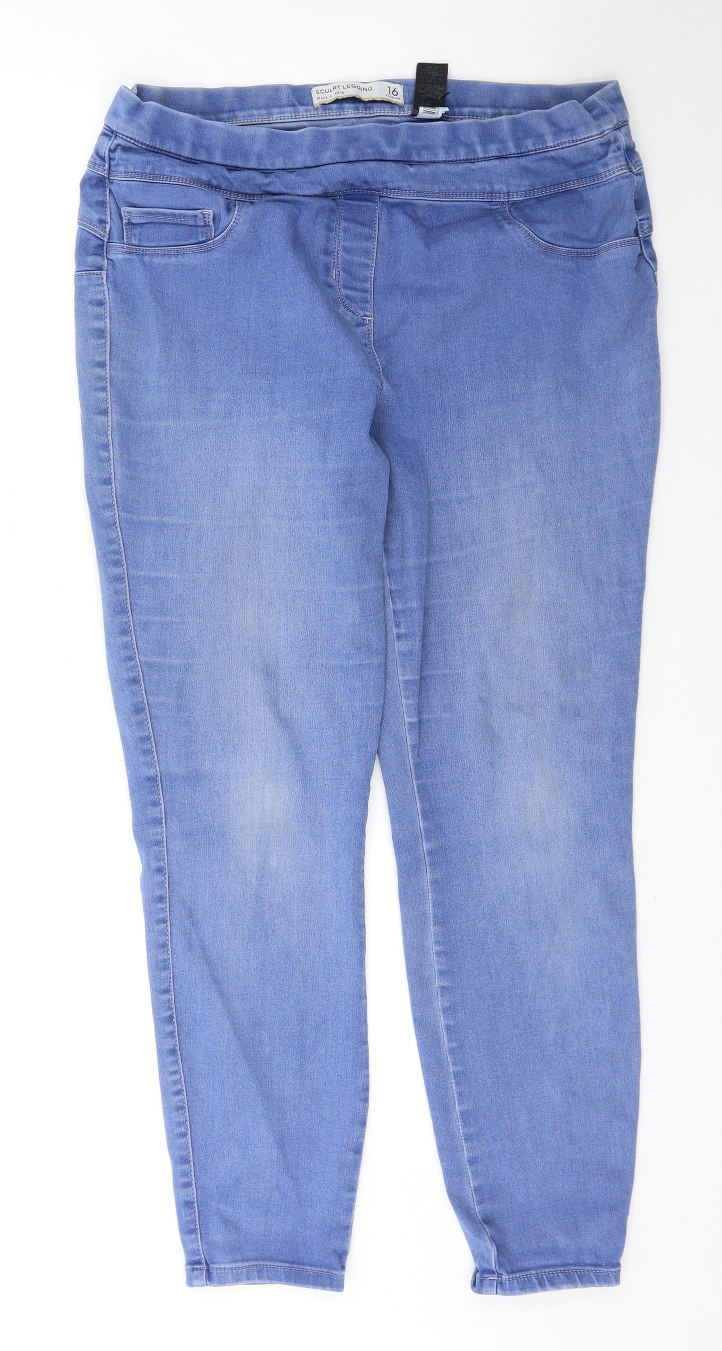 NEXT Womens Blue   Jegging Jeans Size 16 L28 in