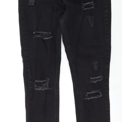 Missguided Womens Black   Skinny Jeans Size 8 L28 in