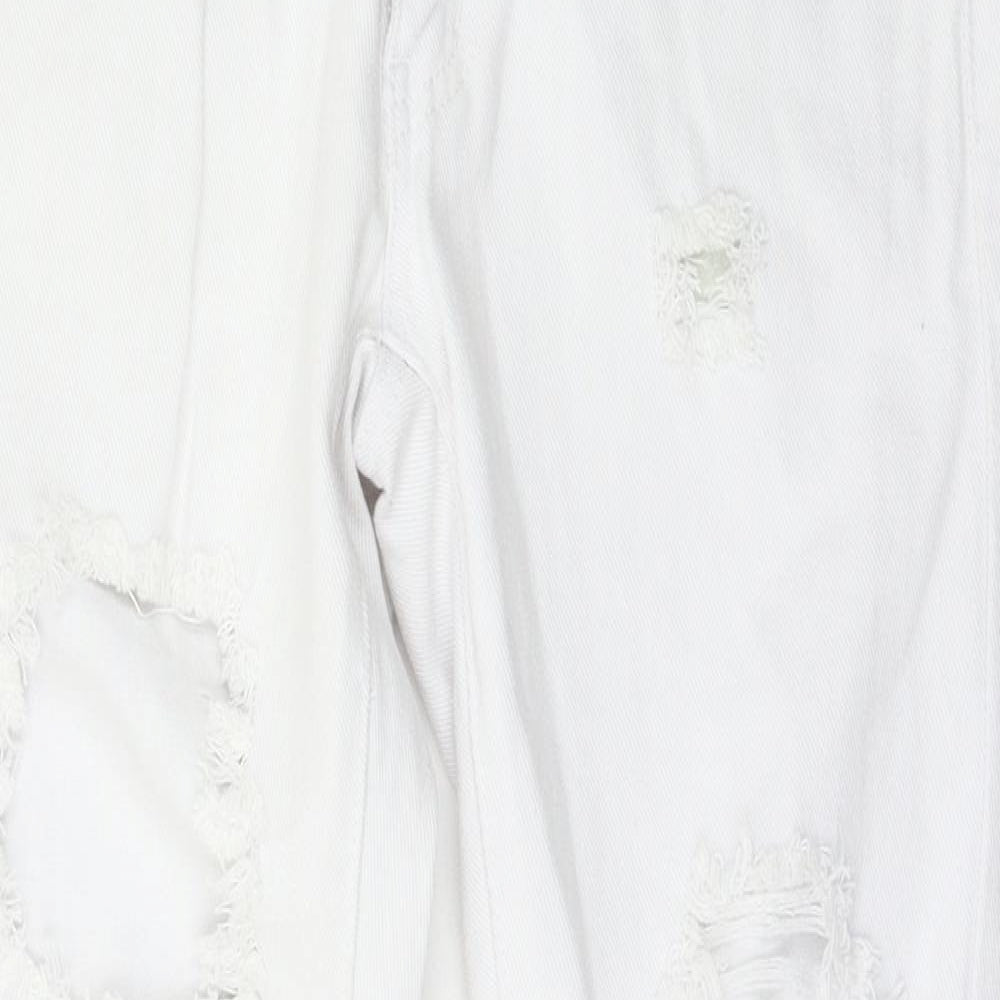 Preworn Womens White   Skinny Jeans Size 8 L27 in