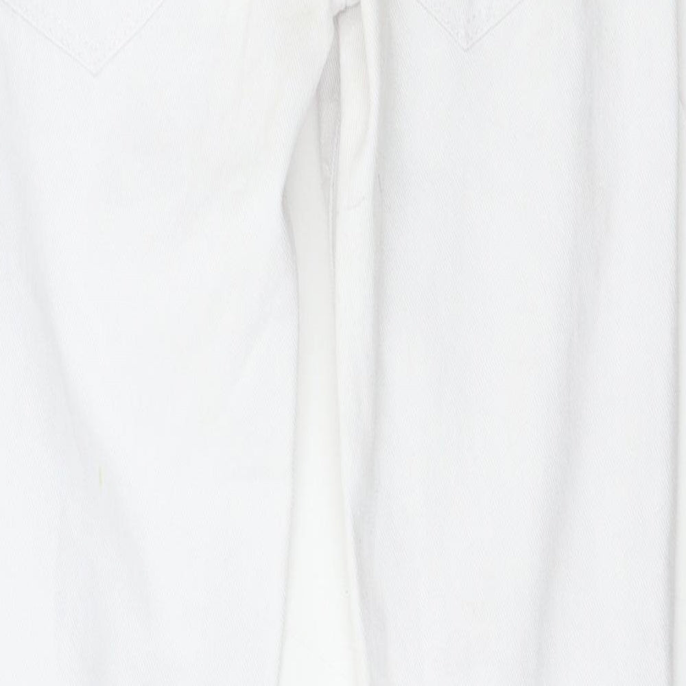 Preworn Womens White   Skinny Jeans Size 8 L27 in